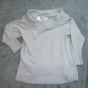Elle acrylic beautiful sweater XXL gray (#EV676)